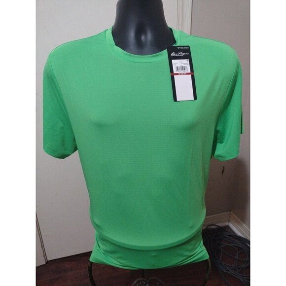 New Ben Hogan Performance Mens Medium M Green T-Shirt Moisture Wicking UPF 30 - Picture 1 of 9
